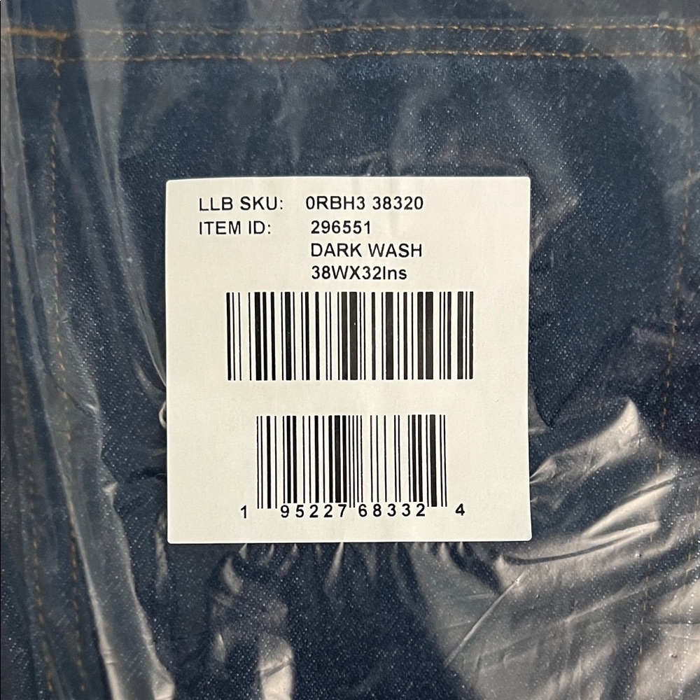 L.L. Bean Men's Straight Jeans - Dark Wash